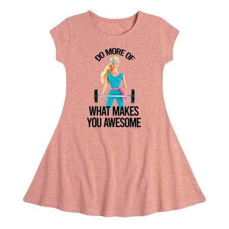 Barbie - Do What Makes You Awesome - Toddler And Youth Girls Fit And Flare Dress
Barbie - Do What Makes You Awesome - Toddler And Youth Girls Fit And Flare Dress