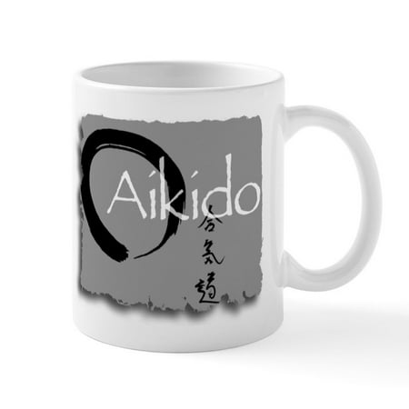 CafePress - Aikido Cloth Mug - 11 oz Ceramic Mug - Novelty Coffee Tea Cup