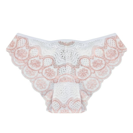 Fabiurt Women s Underwear New Women s Lace Cotton Crotch Large Size Breathable Ultra Thin Girls Underwear Watermelon Red
Fabiurt Women s Underwear New Women s Lace Cotton Crotch Large Size Breathable Ultra Thin Girls Underwear Watermelon Red