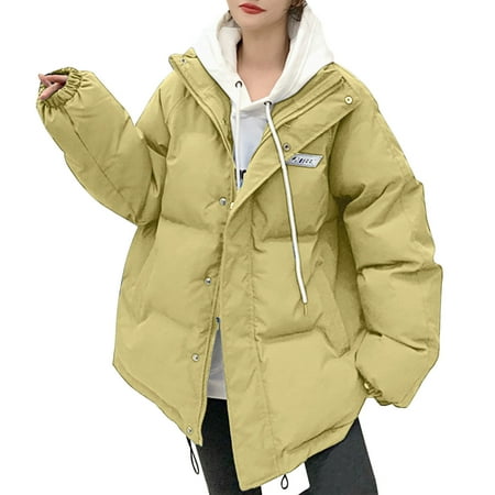 LBECLEY Light Jacket for Juniors Women&Men Winter Loose Collar Raglan Sleeves Jacket Short Thickened Bread Jacket Coat Lined Scrub Jackets for Women Yellow Xl
LBECLEY Light Jacket for Juniors Women&Men Winter Loose Collar Raglan Sleeves Jacket Short Thickened Bread Jacket Coat Lined Scrub Jackets for Women Yellow Xl