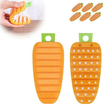 6Pcs Flexible Fruit and Vegetable Brush Carrot Brush Home Kitchen Multi-Functional Kitchen Brush
6Pcs Flexible Fruit and Vegetable Brush Carrot Brush Home Kitchen Multi-Functional Kitchen Brush