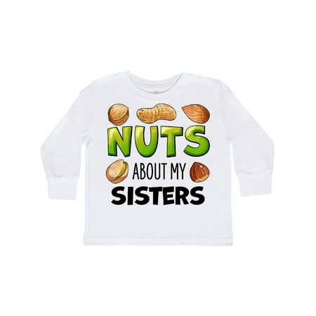 Inktastic Nuts About My Sisters Peanut Almond Pistachio Gift Toddler Boy or Toddler Girl Long Sleeve T-Shirt
Inktastic Nuts About My Sisters Peanut Almond Pistachio Gift Toddler Boy or Toddler Girl Long Sleeve T-Shirt