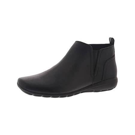 Easy Spirit Womens Aerial Leather Low Heel Ankle Boots