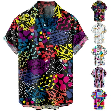 Men s and Big Men s Casual Button-Down Hawaiian Shirts Tropical Basic Shirt Tops Up to 8XL
Men s and Big Men s Casual Button-Down Hawaiian Shirts Tropical Basic Shirt Tops Up to 8XL