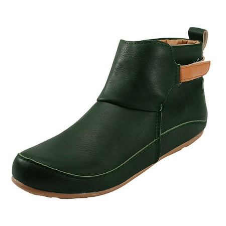 Wesracia Boots For Women Winter Boots Women s Vintage Leather Boots Flat Waterproof Shoes Winter Round Toe Ankle Boots
Wesracia Boots For Women Winter Boots Women s Vintage Leather Boots Flat Waterproof Shoes Winter Round Toe Ankle Boots