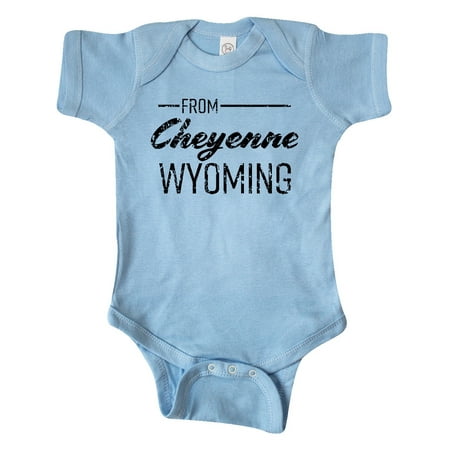 Inktastic From Cheyenne Wyoming in Black Distressed Text Gift Baby Boy or Baby Girl Bodysuit
Inktastic From Cheyenne Wyoming in Black Distressed Text Gift Baby Boy or Baby Girl Bodysuit