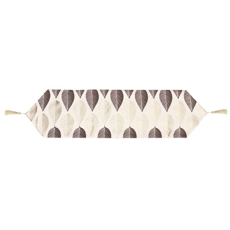 Turtle Leaf Pattern Table Cloth Lovely Table Cover Festival Party Desktop Decor Tablecloth for Party Use (120x32cm Brown)
Turtle Leaf Pattern Table Cloth Lovely Table Cover Festival Party Desktop Decor Tablecloth for Party Use (120x32cm Brown)