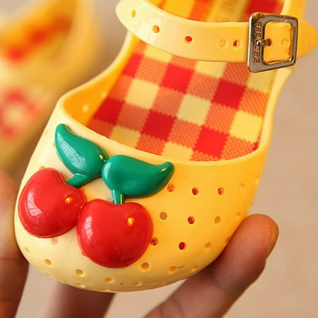 Lovely Anti-slip Jelly Sandals Breathable Wear-resistant Hole Toddler with Cherry Shape Decor Unisex for Boys & Girls
Lovely Anti-slip Jelly Sandals Breathable Wear-resistant Hole Toddler with Cherry Shape Decor Unisex for Boys & Girls