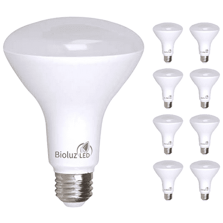 8 Pack Bioluz LED BR30 LED Flood Light Bulbs
