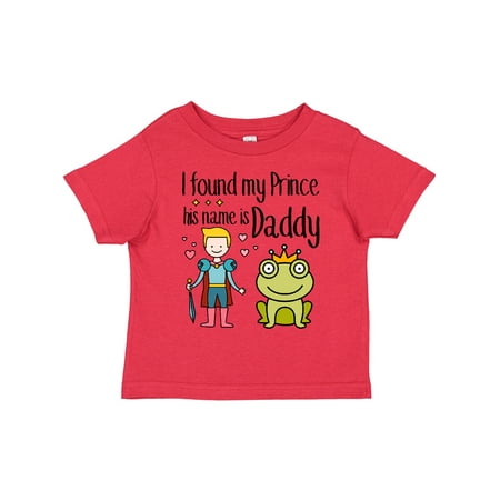 Inktastic I Found My Prince Daddy Gift Toddler Boy or Toddler Girl T-Shirt