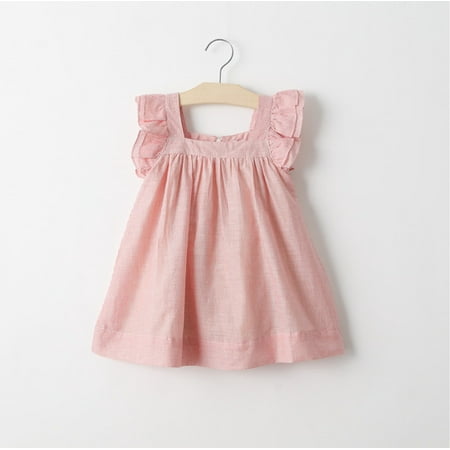 ContiKids Toddler Little Kids Dress Pink Green Cute Ruffle Sleeve Lined Cotton Sundress 2-7 Years
ContiKids Toddler Little Kids Dress Pink Green Cute Ruffle Sleeve Lined Cotton Sundress 2-7 Years
