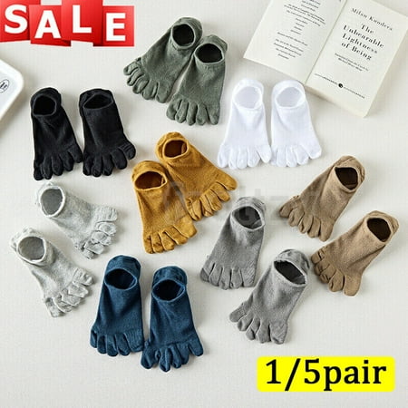1/5 Socks Cotton Men s Five Finger Toe Breathe Sports Low Cut Ankle Casual Sock
1/5 Socks Cotton Men s Five Finger Toe Breathe Sports Low Cut Ankle Casual Sock