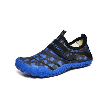Crocowalk Children Beach Shoe Quick Dry Water Shoes Slip On Aqua Socks Casual Barefoot Flats Girls Boys Breathable Comfort Black Blue 13C
Crocowalk Children Beach Shoe Quick Dry Water Shoes Slip On Aqua Socks Casual Barefoot Flats Girls Boys Breathable Comfort Black Blue 13C