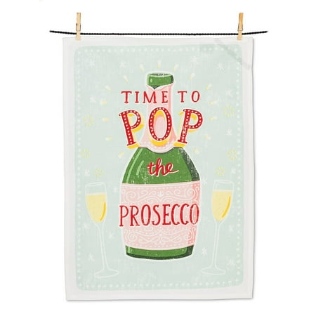 

Set of 4 Pop Prosecco Tea Towel