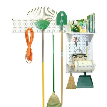 Cleaning tools and supplies pegboard Cleaning tools and supplies pegboard