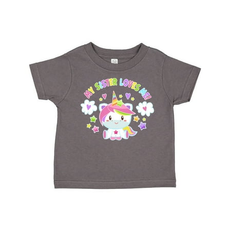 Inktastic My Sister Loves Me with Cute Rainbow Unicorn Gift Toddler Boy or Toddler Girl T-Shirt
Inktastic My Sister Loves Me with Cute Rainbow Unicorn Gift Toddler Boy or Toddler Girl T-Shirt