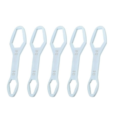 Wrench Tool Portable Double Ended Wrench 8mm To 22mm High Hardness Alloy Steel 5 Pcs Universal For Automobile C Silver Zinc Plating D Black
Wrench Tool Portable Double Ended Wrench 8mm To 22mm High Hardness Alloy Steel 5 Pcs Universal For Automobile C Silver Zinc Plating D Black