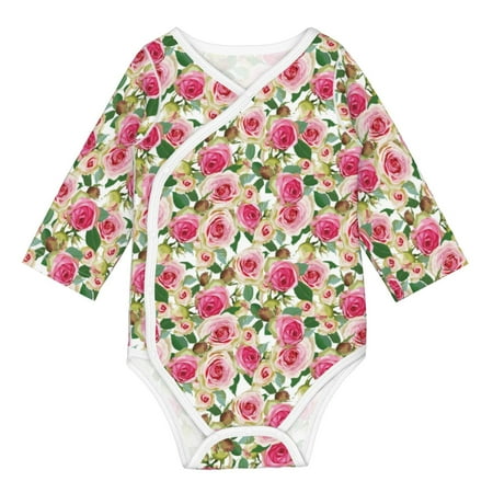 Coaee Rose Flowers for Soft Cotton Baby Long-Sleeve Bodysuit Girls Boys Bodysuit Romper
Coaee Rose Flowers for Soft Cotton Baby Long-Sleeve Bodysuit Girls Boys Bodysuit Romper