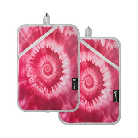 Pot Holders Set of 2 Heat Resistant Potholders for Kitchen Easy Grip Oven Mitts for Microwave Oven Baking Kitchen BBQ Rose Red Tie-dye
Pot Holders Set of 2 Heat Resistant Potholders for Kitchen Easy Grip Oven Mitts for Microwave Oven Baking Kitchen BBQ Rose Red Tie-dye