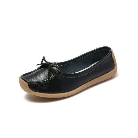 Ferndule Ladies Slip On Loafers Walking Comfort Bow Tie Moccasins Breathable Round Toe Flats Black 8
Ferndule Ladies Slip On Loafers Walking Comfort Bow Tie Moccasins Breathable Round Toe Flats Black 8