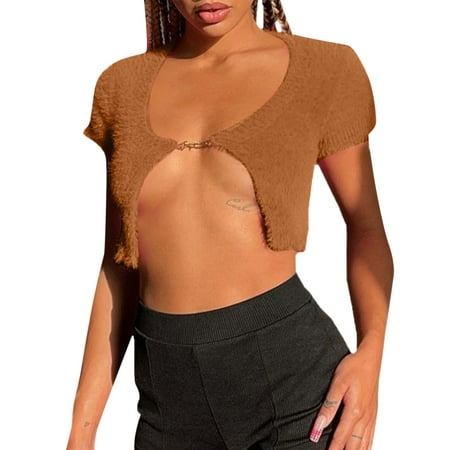 Trench Coats for Women Winter Jackets for Women Women s Elegant Cardigan Solid Color Comfortable Trendy V-neck Slim Sweater Tops Womens Cardigan Sweaters New Arrival Womens Coat Brown L
Trench Coats for Women Winter Jackets for Women Women s Elegant Cardigan Solid Color Comfortable Trendy V-neck Slim Sweater Tops Womens Cardigan Sweaters New Arrival Womens Coat Brown L