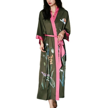 Lu s Chic Women s Kimono Robe Soft Pjs Summer House Satin Comfy Spring Luxury Vintage Thin Spandex Patterned19 Small-Large
Lu s Chic Women s Kimono Robe Soft Pjs Summer House Satin Comfy Spring Luxury Vintage Thin Spandex Patterned19 Small-Large