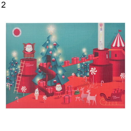 XIEC Table Mat Chrisrmas Theme Design Anti-Skid Mesh Fabric Camping Food Serving Pad for Kitchen
XIEC Table Mat Chrisrmas Theme Design Anti-Skid Mesh Fabric Camping Food Serving Pad for Kitchen