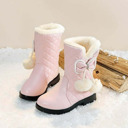 Hipattires Kids Girls Shoes Pink Fashion Boots Comfort Thick Winter Shoes Shoes
Hipattires Kids Girls Shoes Pink Fashion Boots Comfort Thick Winter Shoes Shoes