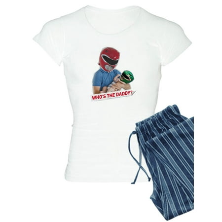 CafePress - Power Rangers Who s The Daddy - Women s Light Pajamas