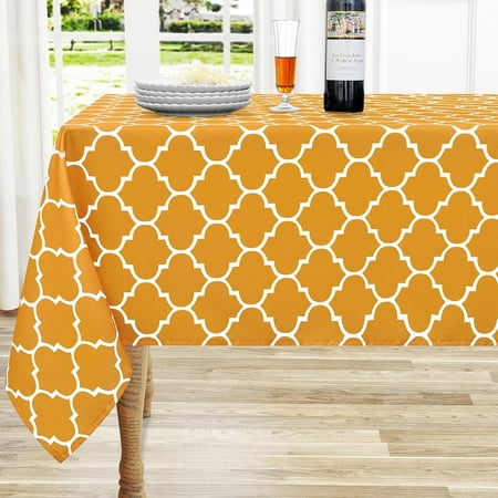 Rectangle Table Cloth Waterproof Stain Resistant Washable Tablecloth Moroccan Polyester Table Cover for Dining Indoor and Outdoor (Khaki and White 60 x 84 )
Rectangle Table Cloth Waterproof Stain Resistant Washable Tablecloth Moroccan Polyester Table Cover for Dining Indoor and Outdoor (Khaki and White 60 x 84 )