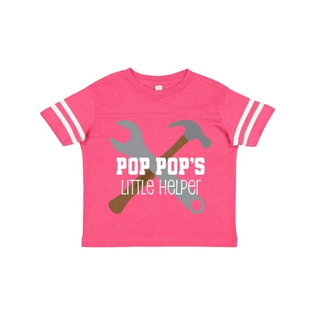 Inktastic PopPop Little Helper Gift Toddler Boy Girl T-Shirt