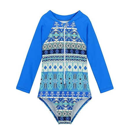 Popvcly 2-8T Toddler Little Girls Zipper Long Sleeve Rash Guard One Piece Swimsuit Kids UPF 50+ Sun Protection Swimwear Bathing Suit
Popvcly 2-8T Toddler Little Girls Zipper Long Sleeve Rash Guard One Piece Swimsuit Kids UPF 50+ Sun Protection Swimwear Bathing Suit