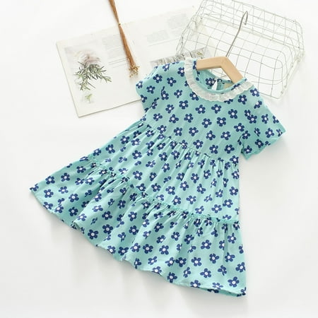 Realhomelove Girls Summer Dresses Baby Clothes for Girls Short Sleeve Flower Print Ruffle Dresses Cute A Line Toddlers Beach Party Sundress 2-10T
Realhomelove Girls Summer Dresses Baby Clothes for Girls Short Sleeve Flower Print Ruffle Dresses Cute A Line Toddlers Beach Party Sundress 2-10T
