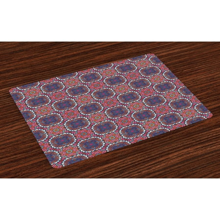 Ethnic Placemats Set of 4 Tribal Tibetan Geometric Arrangement Floral Pattern East Asian Folklore Illustration Washable Fabric Place Mats for Dining Room Kitchen Table Decor Multicolor by Ambesonne
Ethnic Placemats Set of 4 Tribal Tibetan Geometric Arrangement Floral Pattern East Asian Folklore Illustration Washable Fabric Place Mats for Dining Room Kitchen Table Decor Multicolor by Ambesonne