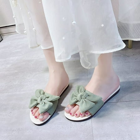 PEASKJP Women Slides Summer Women Flat Open Toe Casual Round Toe Beach Slippers Shoes Thong Strappy Summer Shoes Green 7
PEASKJP Women Slides Summer Women Flat Open Toe Casual Round Toe Beach Slippers Shoes Thong Strappy Summer Shoes Green 7