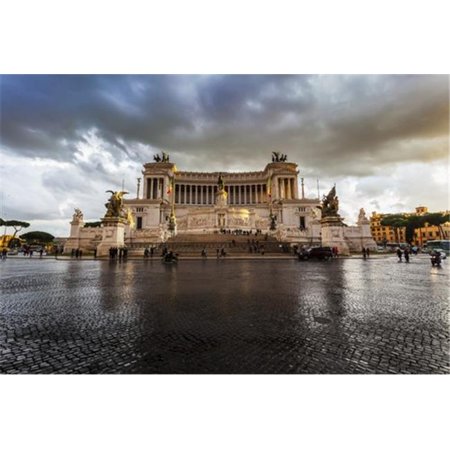 Posterazzi DPI12287012 National Monument Honouring Victor Emmanuel Known As The Altar of The Fatherland - Rome Italy Poster Print by Reynold Mainse, 19 x 12