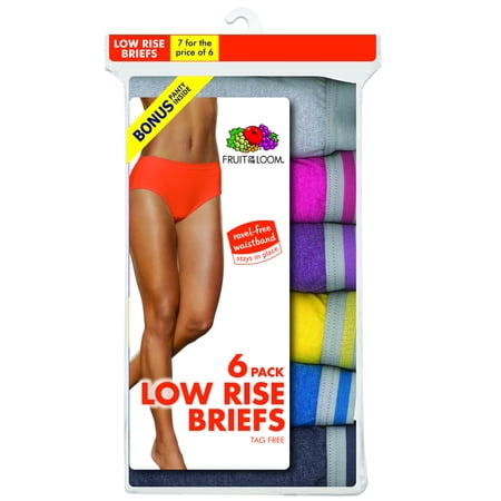 Women s Heather Low Rise Briefs 6+1 Bonus Pack