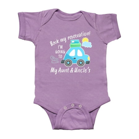 Inktastic Book my Reservation! I m Going To My Aunt and Uncle s Gift Baby Boy or Baby Girl Bodysuit
Inktastic Book my Reservation! I m Going To My Aunt and Uncle s Gift Baby Boy or Baby Girl Bodysuit