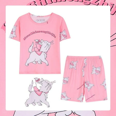 Cartoon Sanrioed My Melody Kuromi Hellokittys Cinnamoroll Summer Pajama Suit Kawaii Thin Short Sleeve Shorts Home Wear Kids Gift
Cartoon Sanrioed My Melody Kuromi Hellokittys Cinnamoroll Summer Pajama Suit Kawaii Thin Short Sleeve Shorts Home Wear Kids Gift