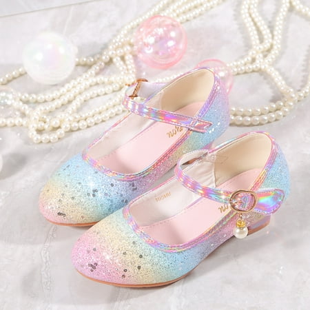 Cute Shiny Sequin High Heel Shoes For Girls Lightweight Non-slip Dress Shoes For Performance Party
Cute Shiny Sequin High Heel Shoes For Girls Lightweight Non-slip Dress Shoes For Performance Party