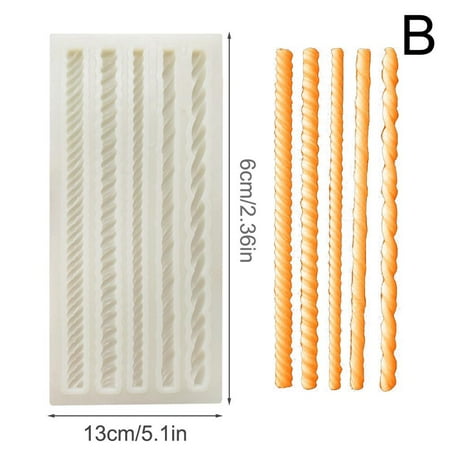 Rope Knitting Silicone Fondant Mold Chocolate Cake Bakeware Topper Border Mould; X4M7
Rope Knitting Silicone Fondant Mold Chocolate Cake Bakeware Topper Border Mould; X4M7