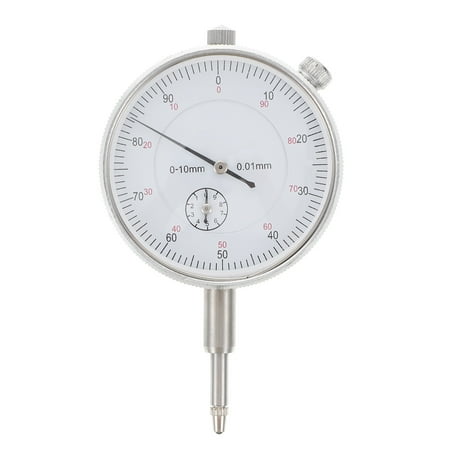 UEETEK 1PC Mechanical Dial Indicator Probe Indicator Dial Test Gauge Range 0-10mm Dial Test Indicator (Silver)
UEETEK 1PC Mechanical Dial Indicator Probe Indicator Dial Test Gauge Range 0-10mm Dial Test Indicator (Silver)