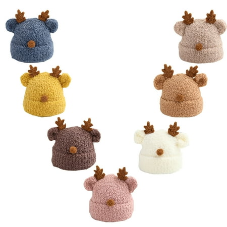 TOWED22 Newborn Hats Toddler Babys Boys Girls Wool Hat Cute Deer Pullover Hat Thickened Baby Knit Winter Warm Visor Hat Blue
TOWED22 Newborn Hats Toddler Babys Boys Girls Wool Hat Cute Deer Pullover Hat Thickened Baby Knit Winter Warm Visor Hat Blue