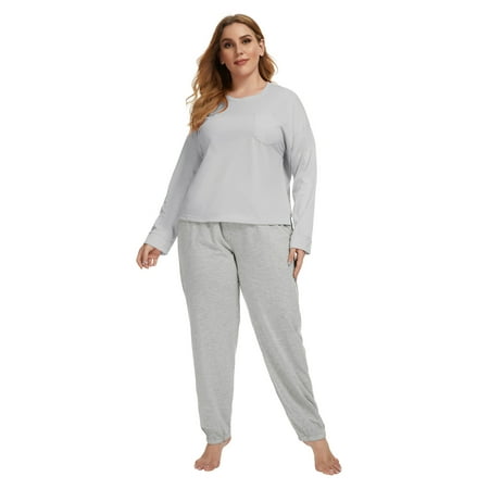 Women Solid Long Sleeve Shirt Pants Pajamas Set Sleepwear Trousers with Pocket Casual Homewear
Women Solid Long Sleeve Shirt Pants Pajamas Set Sleepwear Trousers with Pocket Casual Homewear
