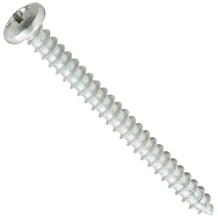 Steel Sheet Metal Screw Zinc Plated Pan Head Phillips Drive Type A #6-18 Thread Size 7/8 Length (Pack of 100)
Steel Sheet Metal Screw Zinc Plated Pan Head Phillips Drive Type A #6-18 Thread Size 7/8 Length (Pack of 100)