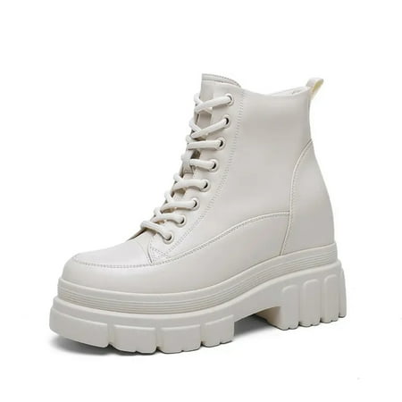 SHENZHHONGFUKJ Thermally Insulated Women‘s Thick Bottom Ankle Combat Boots Solid Color Lace Up And Zipper Booties for Women Durable Outdoor Footwear for Women
SHENZHHONGFUKJ Thermally Insulated Women‘s Thick Bottom Ankle Combat Boots Solid Color Lace Up And Zipper Booties for Women Durable Outdoor Footwear for Women