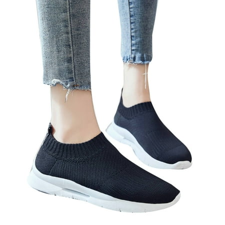 Women s Running Shoes With Breathable Knitting Mesh Surface Thick Rubber Sole Black 37
Women s Running Shoes With Breathable Knitting Mesh Surface Thick Rubber Sole Black 37