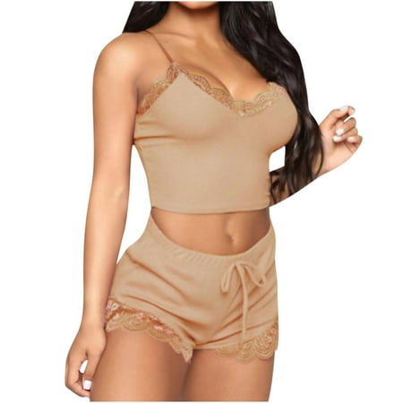 Sports Bras for Women Pumping Bra Women Sexy Lingerie Trendy Plain Pajamas Sleeveless Lace Cami Shorts Pajama Set Backless Strapless Bra Period Underwear for Women Clearance on Sales Khaki XL
Sports Bras for Women Pumping Bra Women Sexy Lingerie Trendy Plain Pajamas Sleeveless Lace Cami Shorts Pajama Set Backless Strapless Bra Period Underwear for Women Clearance on Sales Khaki XL