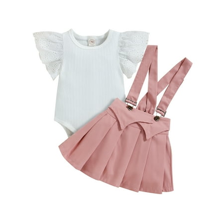Bomotoo Baby Summer Outfits Lace Top+Skirts Short Sleeve 2Pcs Outfit Suit Elastic Waist Skirt Sets Party Pink 80
Bomotoo Baby Summer Outfits Lace Top+Skirts Short Sleeve 2Pcs Outfit Suit Elastic Waist Skirt Sets Party Pink 80