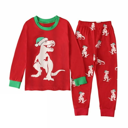 URMAGIC 1-7 Years Christmas Little Boys 2 Piece Dinosuar/Santa/Snowman Pajamas Set Toddler Kids Cotton Long Sleeve Pjs Children Sleepwear With Pant
URMAGIC 1-7 Years Christmas Little Boys 2 Piece Dinosuar/Santa/Snowman Pajamas Set Toddler Kids Cotton Long Sleeve Pjs Children Sleepwear With Pant